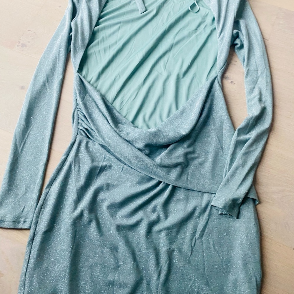 MISHA Viola Backless Long Sleeve Mini Dress - Picture 7 of 7